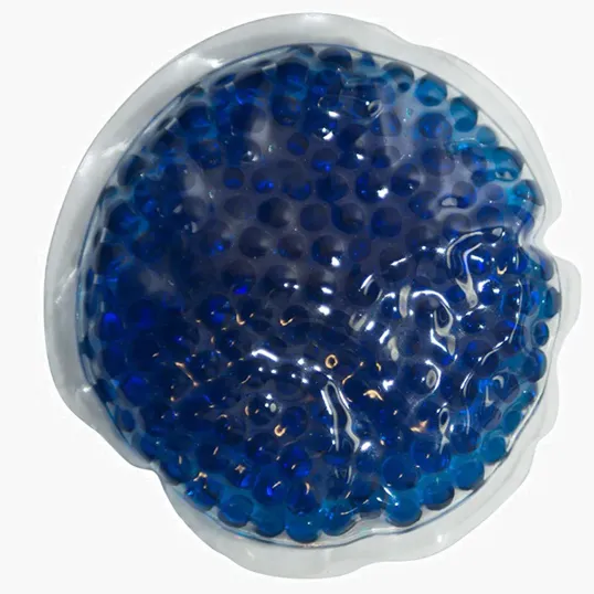 Small Circle Gel Beads Hot/Cold Pack, 4" x 4" — view 5