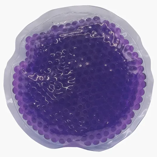 Small Circle Gel Beads Hot/Cold Pack, 4" x 4" — view 6