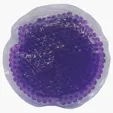 Small Circle Gel Beads Hot/Cold Pack, 4" x 4" — view 6