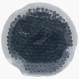 Small Circle Gel Beads Hot/Cold Pack, 4" x 4" — view 3