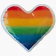 Heart Rainbow Gel Beads Hot/Cold Pack — view 2