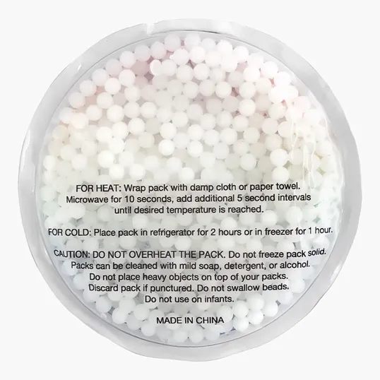 Circle Rainbow Gel Beads Hot/Cold Pack — view 3