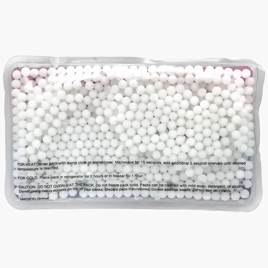 Rectangle Rainbow Gel Beads Hot/Cold Pack — view 3