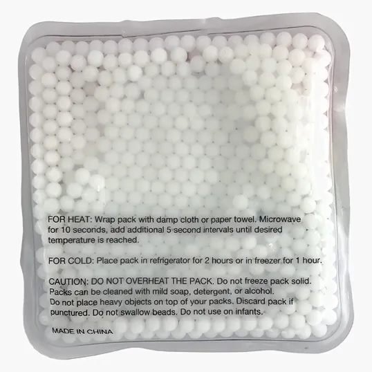 Square Rainbow Gel Beads Hot/Cold Pack — view 4