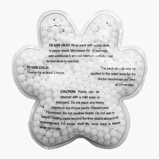 Paw Gel Beads Hot/Cold Pack Square — view 2