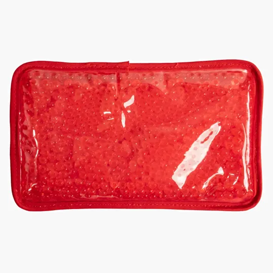 Rectangle Plush Gel Beads Hot/Cold Pack — view 4