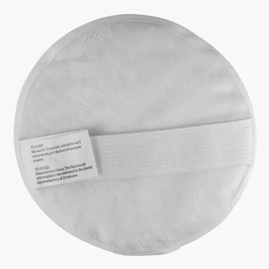Circle Plush Gel Beads Hot/Cold Pack — view 11