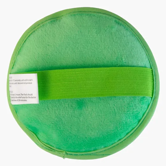 Circle Plush Gel Beads Hot/Cold Pack — view 12