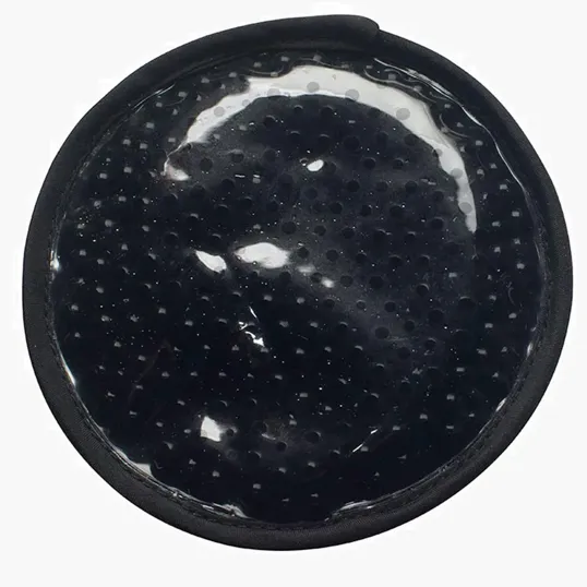 Circle Plush Gel Beads Hot/Cold Pack — view 2
