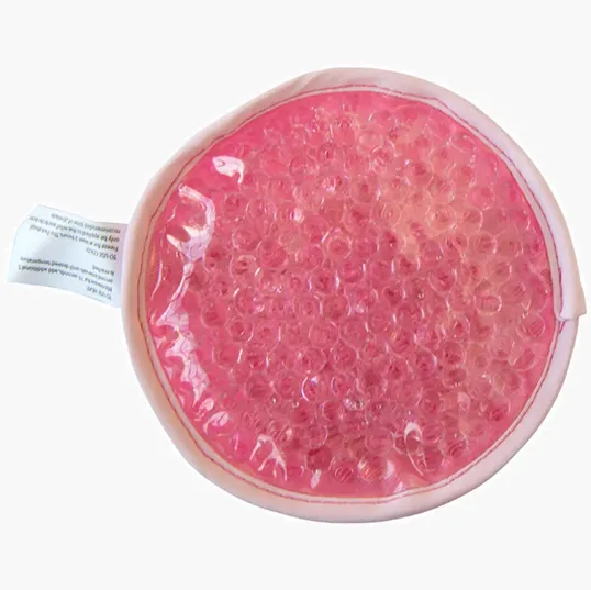 Circle Plush Gel Beads Hot/Cold Pack — view 5