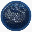 Circle Plush Gel Beads Hot/Cold Pack — view 4