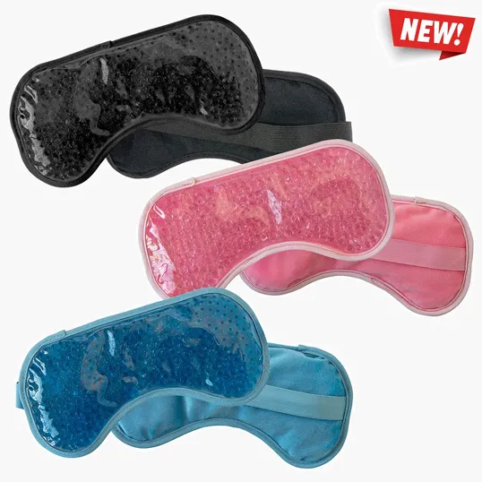 Plush Gel Bead Eye Mask Hot/Cold Pack — view 2