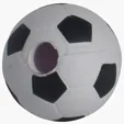 Soccer Top Click Pen with Stress Reliever Topper — view 5