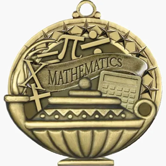 Stock Academic Medals: Math