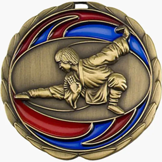 Martial Arts Stock Color Medal, 2.5"