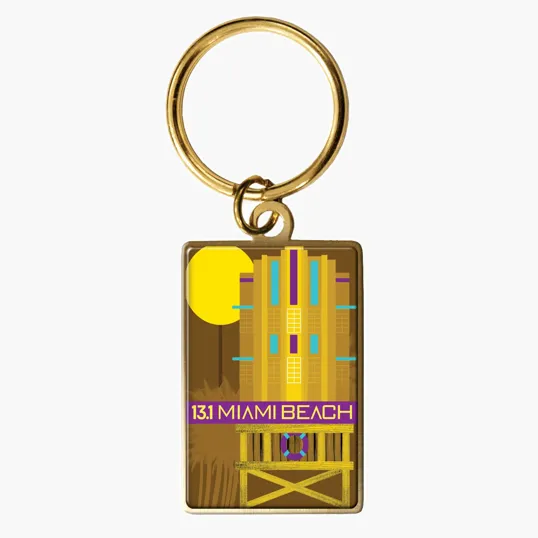 Digistock Zinc Alloy Keychain, 1-1/8" x 1-3/4"