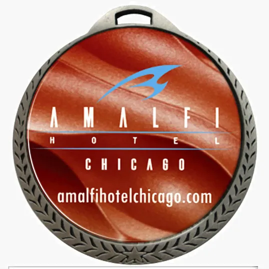 Digistock Medals with Star & Laurel Border and 2" Insert