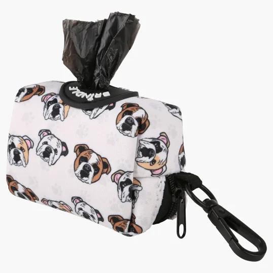 Dog Poop Bag Dispenser with Leash Clip