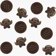 Antiqued Lapel Pins, 1/2" x 1/2"