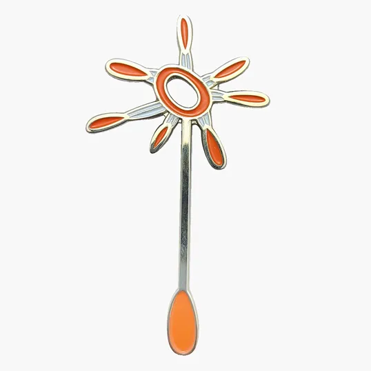Die Cast Zinc Soft Enamel Lapel Pin, 1.5"