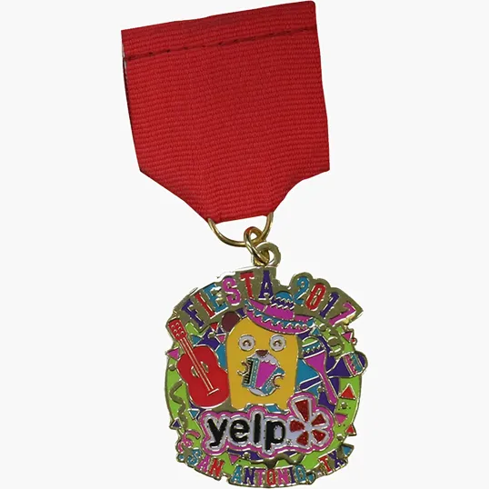 Fiesta Medals 2 1/4" Award Medal with Ribbon