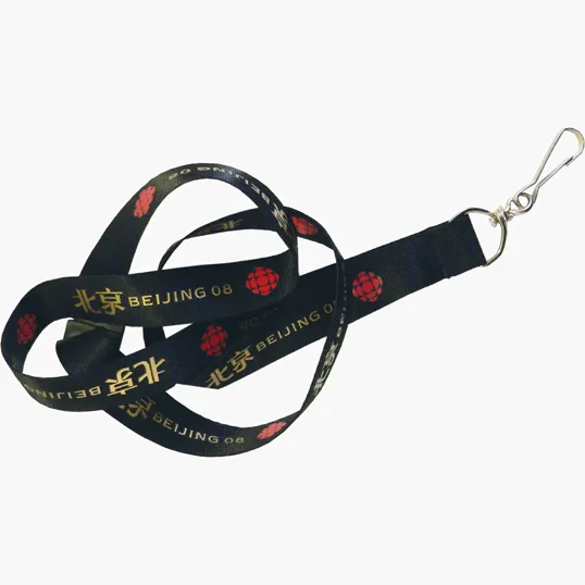 Flat Polyester Lanyard, 3/4" x 36"