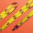 Woven Polyester Lanyard, 1" W x 36" L