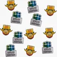 Custom Lapel Pins, 1/2" x 1/2"