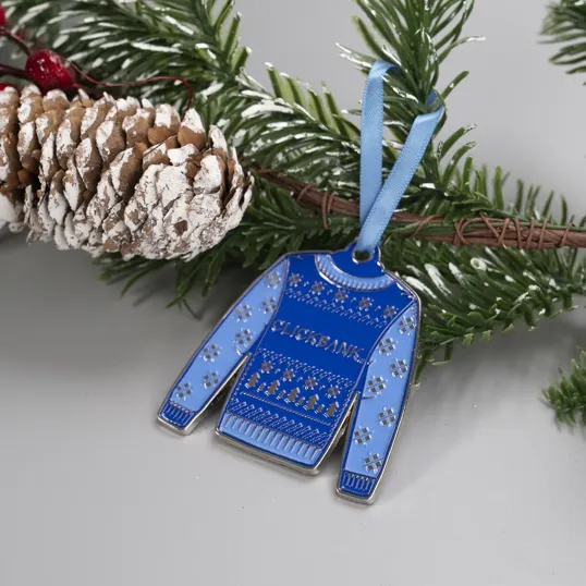 Die Struck Ornament, 2.5" x 2.5"