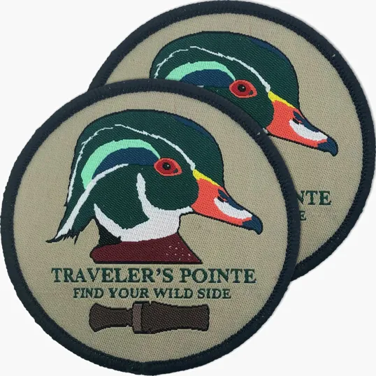 Woven Patch, 4" Polyester