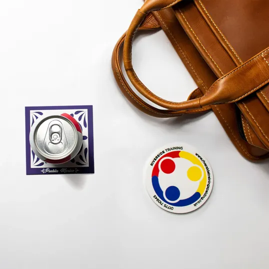 PVC Coasters, 3.5" Diameter