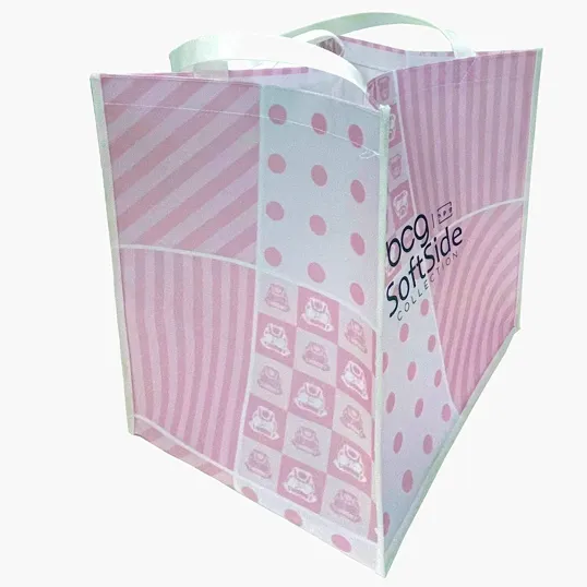 Laminated Non Woven Polypropylene Tote, 13" W x 15" H x 10" D