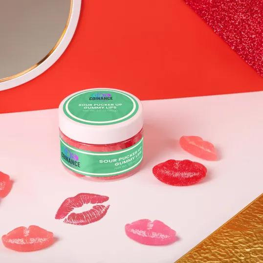 Jelly Belly® Sour Pucker Lips Small Jar