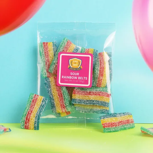 Sour Rainbow Belts Taster Packet, 1.1 oz