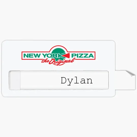 Atlanta Reusable Economy Name Badge, 3" x 1-1/2"
