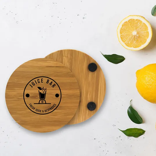 Beacon Bamboo Coasters, Single Round