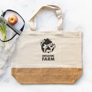 Picture For 6oz Linen and Cork Tote Bag