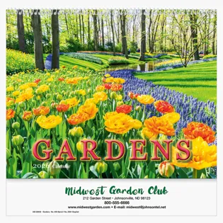 Picture For Gardens Wall Calendar: 2026 Spiral Bound