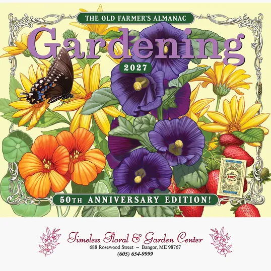 The Old Farmer's Almanac® Gardening: 2027 Wall Calendar