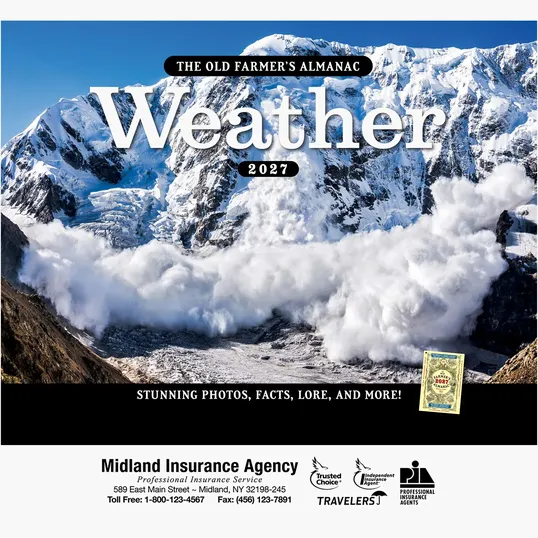 The Old Farmer's Almanac® Weather Watcher's 2027 Wall Calendar