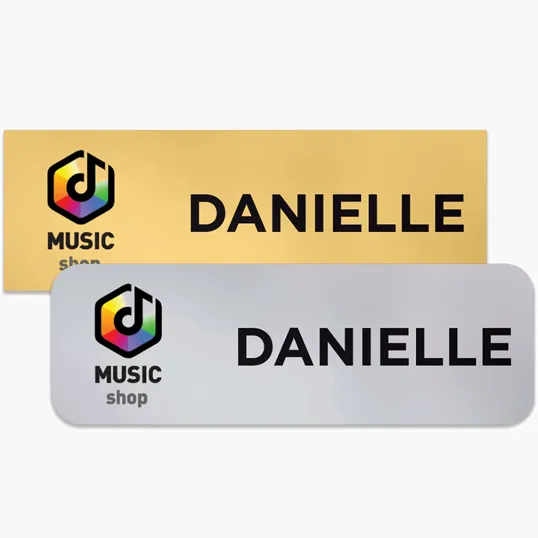 Beacon Charleston Plastic Express Name Badge, 1" x 3"