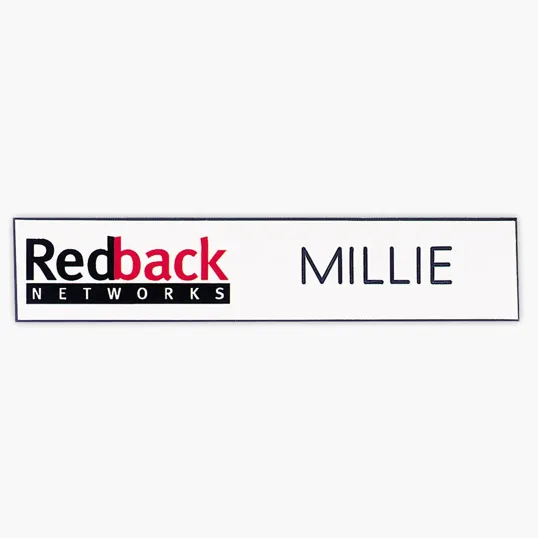Beacon Chicago Plastic Name Badge, Custom Sized
