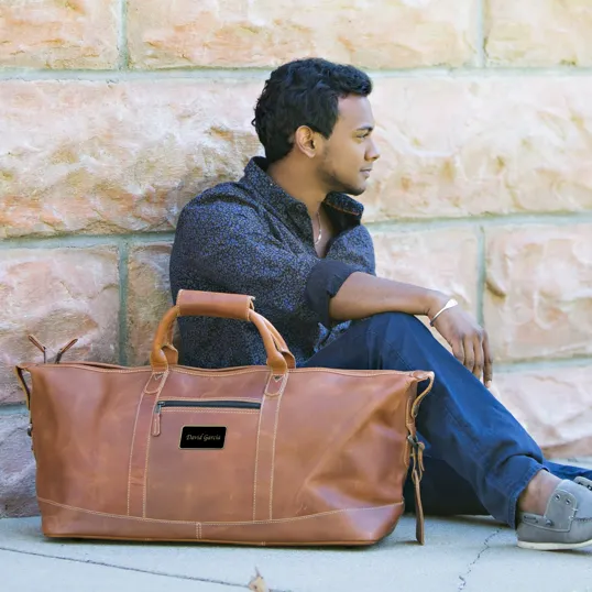 Beacon Leather Duffel Bag