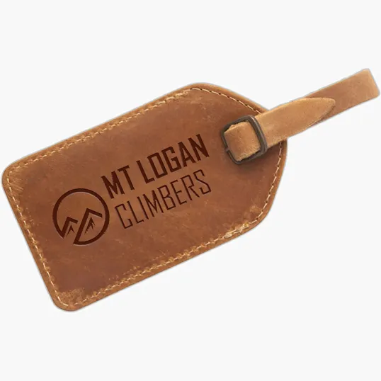 Beacon Barranca Canyon Leather Luggage Tag