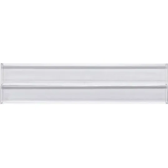 Desk Plate Holder, 2" x 8" Molded Plastic