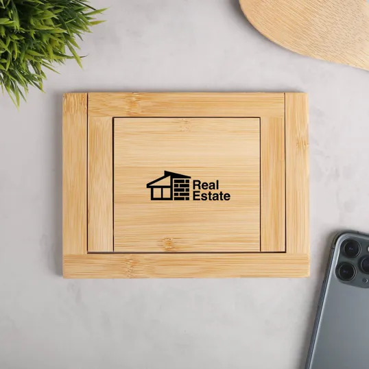 Bamboo Kitchen Trivet and Phone Holder