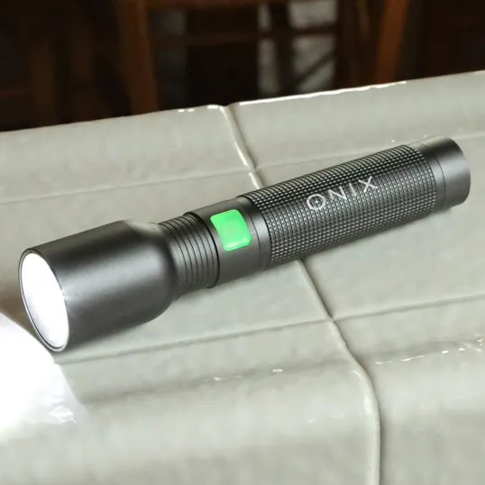 Beacon reNew Zoom Rechargeable Flashlight With Case
