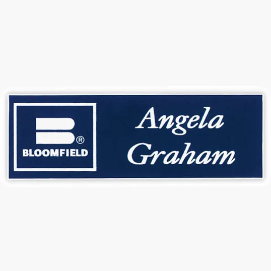 Los Angeles 2-Ply Plastic Name Badge, 1" x 3"