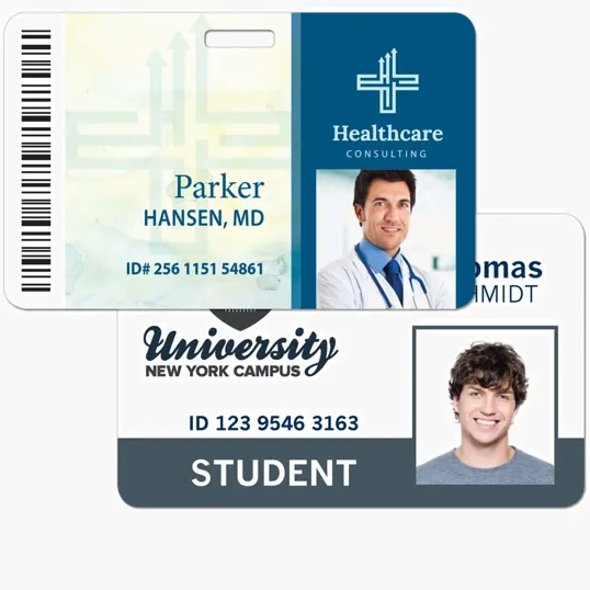 Beacon Minneapolis Plastic Name Badge, Horizontal