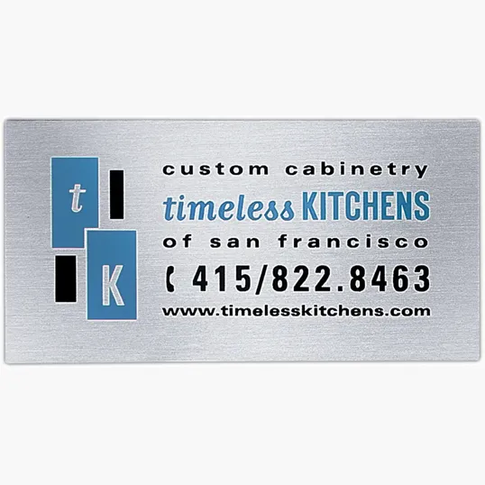 Beacon Custom Aluminum Signage Plate, 15-20 sq. in.
